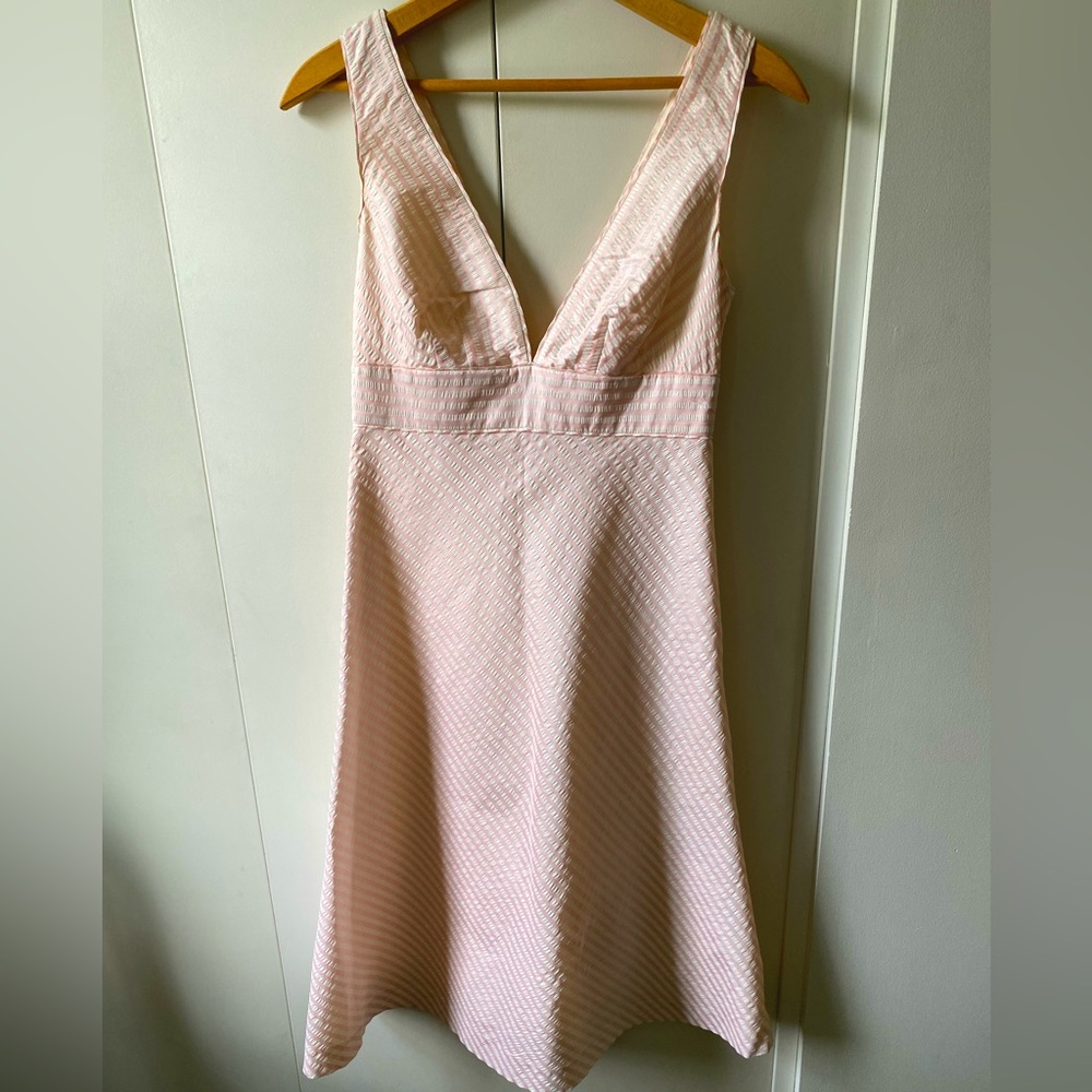 J crew seersucker dress! Freshly dry cleaned !